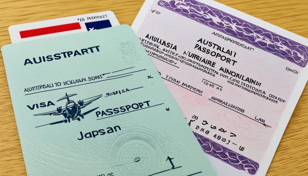 traveling to japan from australia visa